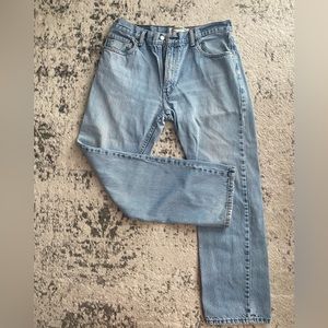 Levi’s 505 Straight light wash denim jeans 34x32